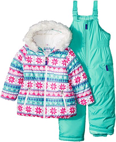 Carter's Girls' 2 Pc Heavyweight Printed Snowsuit