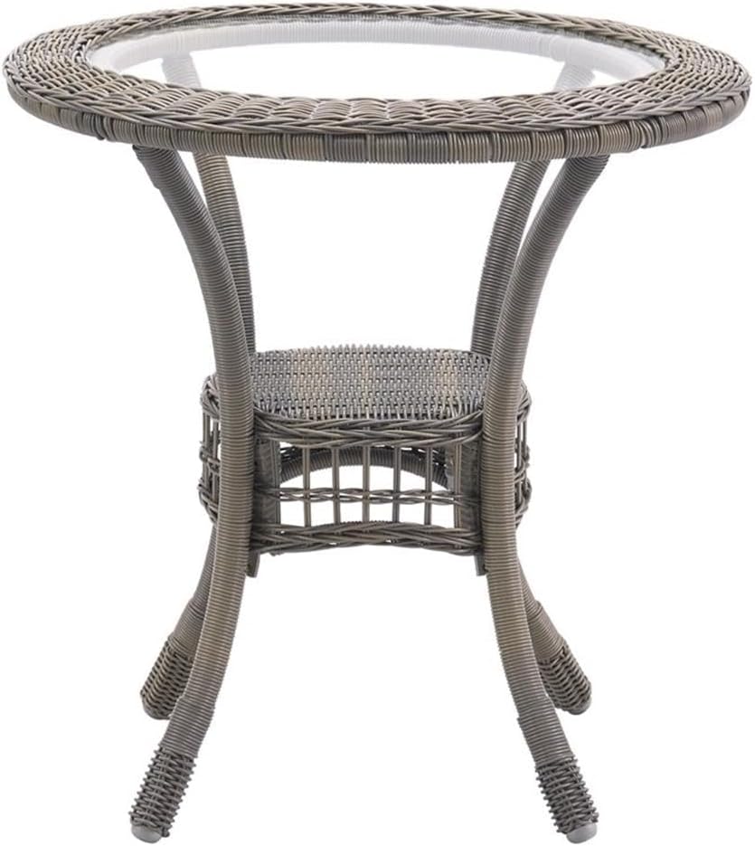 Alaterre Carolina 30" All-Weather Wicker Bistro Table Review: Perfect for Small Patio Dining