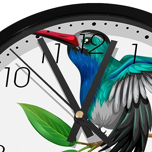 Horloge murale silencieuse et colorée sans tic-tac pour un sommeil paisible