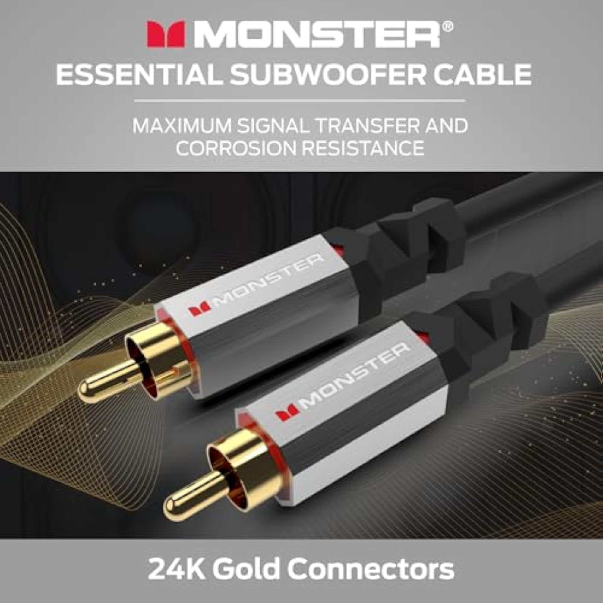 Essentials Subwoofer Cable - Optimized RCA Cable