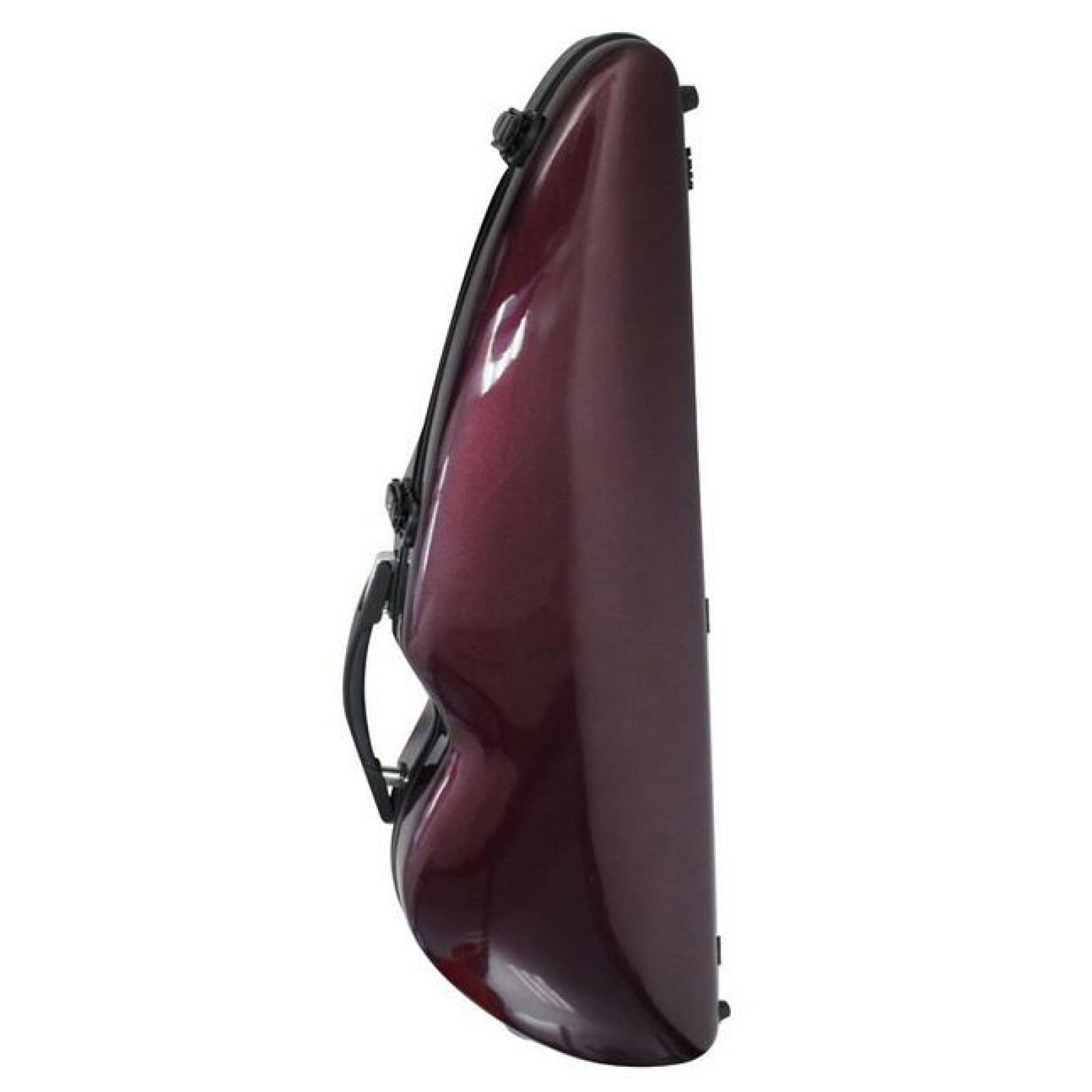 Estuche para Violín de Tamaño Completo 4/4 Carcasa Dura, con Higrómetro Estuche para Violín Profesional Felpa Fuerte Acero de Vidrio Interior con Correas de Mochila