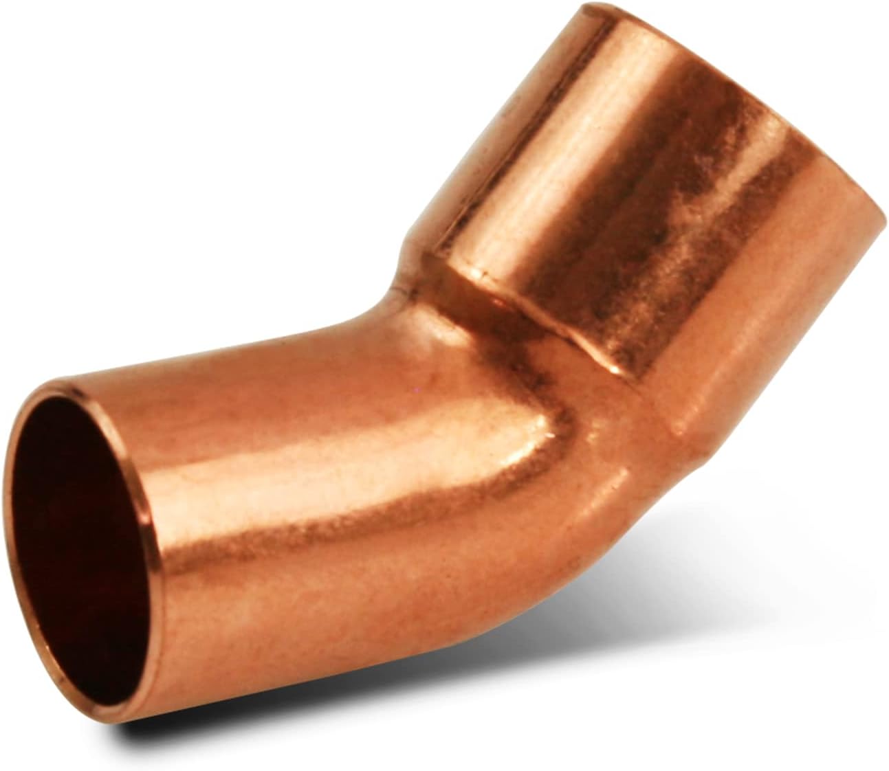 DDTG0038 Street elbow with 45 degree turn, 3/8, Copper