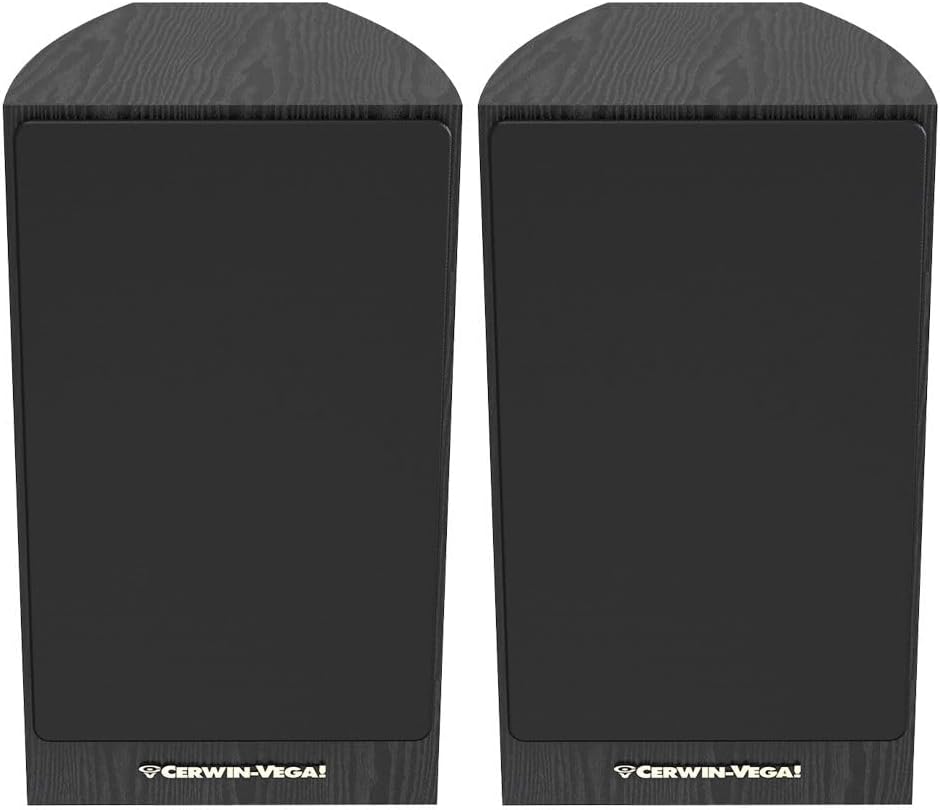 Cerwin Vega!LA Series 6.5” 2-Way Bookshelf Speakers (Pair) - LA165B(Black)