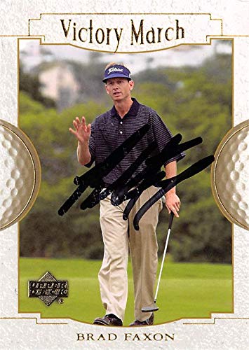 Autograph Warehouse 598166 Brad Faxon Autographed Golf Card