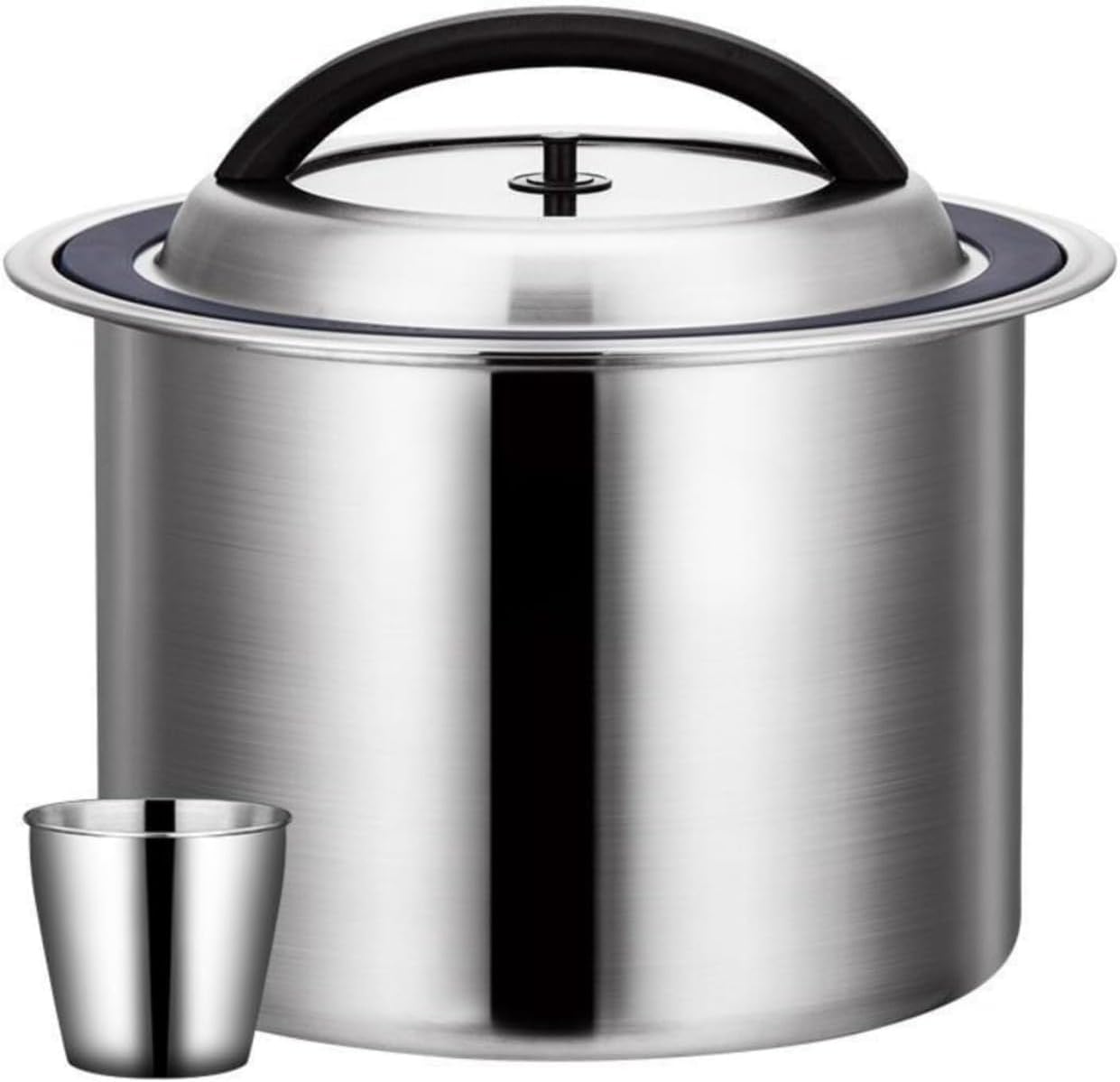 Woxiro】304 ステンレス鋼 真空米びつ 大容量 密閉防虫防湿