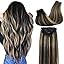 #1B/16/1B Balayage Natural Black to Light Blonde