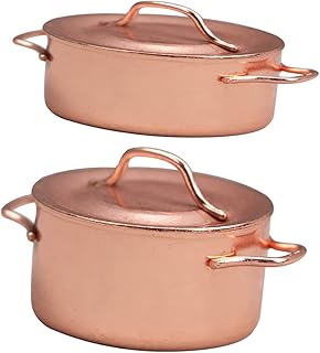 FOYTOKI 2 Peças De Simulação De Utensílios De Cozinha Brinquedos Para Crianças Enfeites De Brinquedo Dradel Mini Utensílios De Cozinha Potes Em Miniatura Potes De Brinquedo Potes