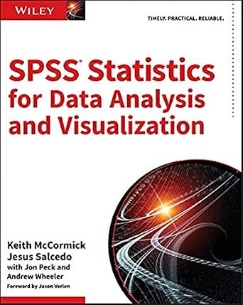 SPSS Statistics for Data Analysis and Visualization : McCormick, Keith ...