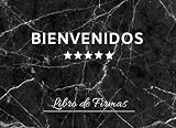  BIENVENIDOS: PERMITE A TUS CLIENTES, VISITANTES O INVITADOS ANOTAR SU NOMBRE Y FIRMA Y DEJAR UN COMENTARIO SOBRE SU ESTANCIA O VISITA  BODA, BAUTIZO, ... O APARTAMENTO  FONDO DE MÁRMOL  ELEGANTE.