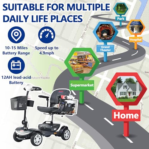 Electric Mobility Scooter Foldable Compact