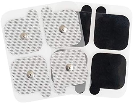 AccuRelief Universal TENS Unit Supply Kit - TENS Unit Pads and Lead Wires - for AccuRelief Single and Dual Channel TENS Devices and TENS Units with Snap Electrodes, 2 Count (Pack of 8) Electrodes.