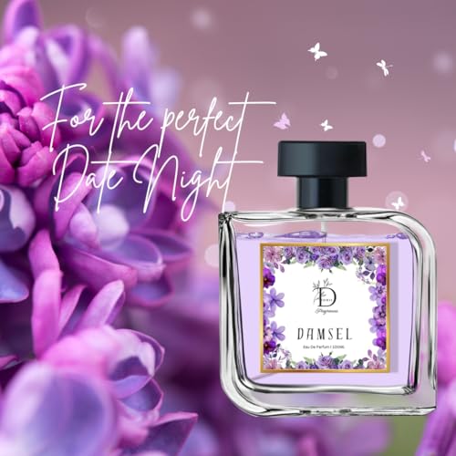 Image of Dionii DAMSEL Womens Eau De Parfum Perfume | Long Lasting Vanilla Fragrance With Apricot & Ylang Ylang, 100 ML