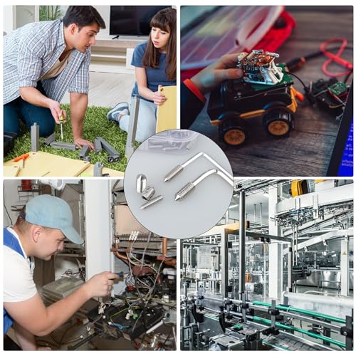 YSDMY 308 Stück Madenschrauben Gemischt，M3/M4/M5 Madenschrauben Sortiment Set，Gewindestifte mit Schraubenschlüssel für Türgriffe