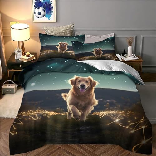 Housse de couette ginkgo anti-plis fermeture éclair pratique