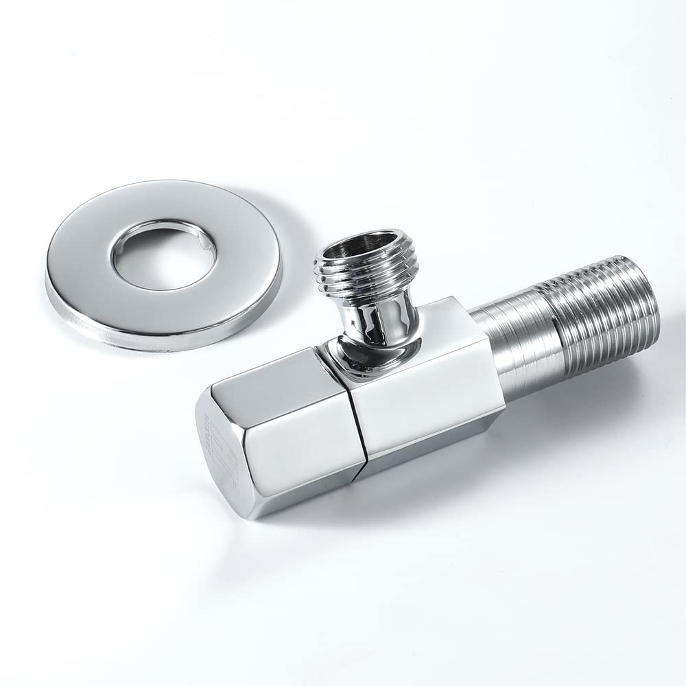 Rociador de Bidé de Mano Pulverizador de Bidé Pulverizador Bidet con Manguera de Acero Inoxidable, Base y Válvula de Ángulo, Agua Fría, para Higiene Personal, Montado en La Pared,Cromo