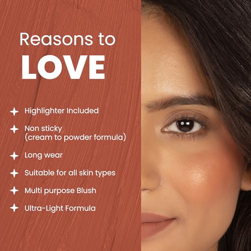 Image of Marbled Blush | Cream to Powder Blush Plus Highlighter | Old Fashioned | Bronzy Touch For A Sun-Kissed Look | Long Lasting | All Skin Types