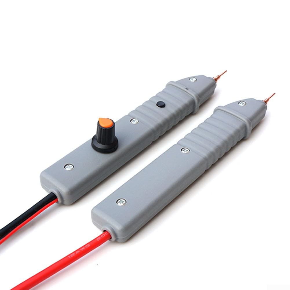 Professional Handheld Spot Welder Pen, Adjustable Voltage, Replaceable Copper Pins, MOS Tube