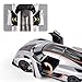 FLYKIRIN Toy Cars 1/32 Scale Koenigsegg One Diecast Cars,Car Models with Light Sound and Pull Back,Car Toys Birthday Gifts for Boys and Boyfriends (Silvery)