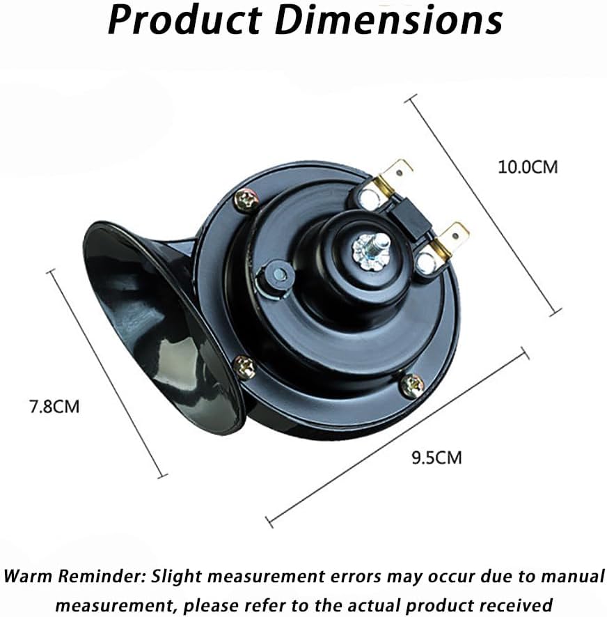 2PCS 12V Motorcycle Horn for Honda XADV 750 XADV 750 XADV750, Loud Electric Horn with Pure Copper Terminals, Universal Fit, Easy Installation for Motorcycle, Scooter