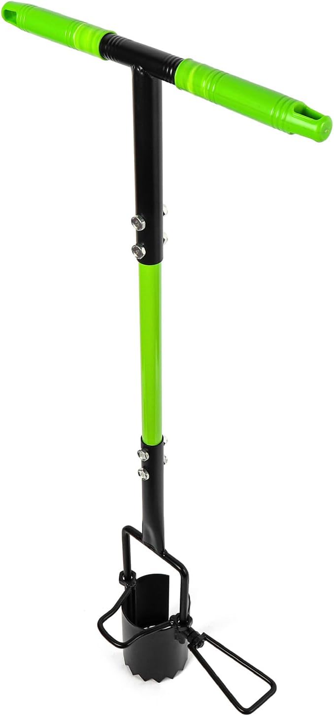 ordinarYone Gardening Bulb Planter Flowers Planter Device Ergonomic Handle Multifunctional Tool For Crocus Gladiolus Seedling