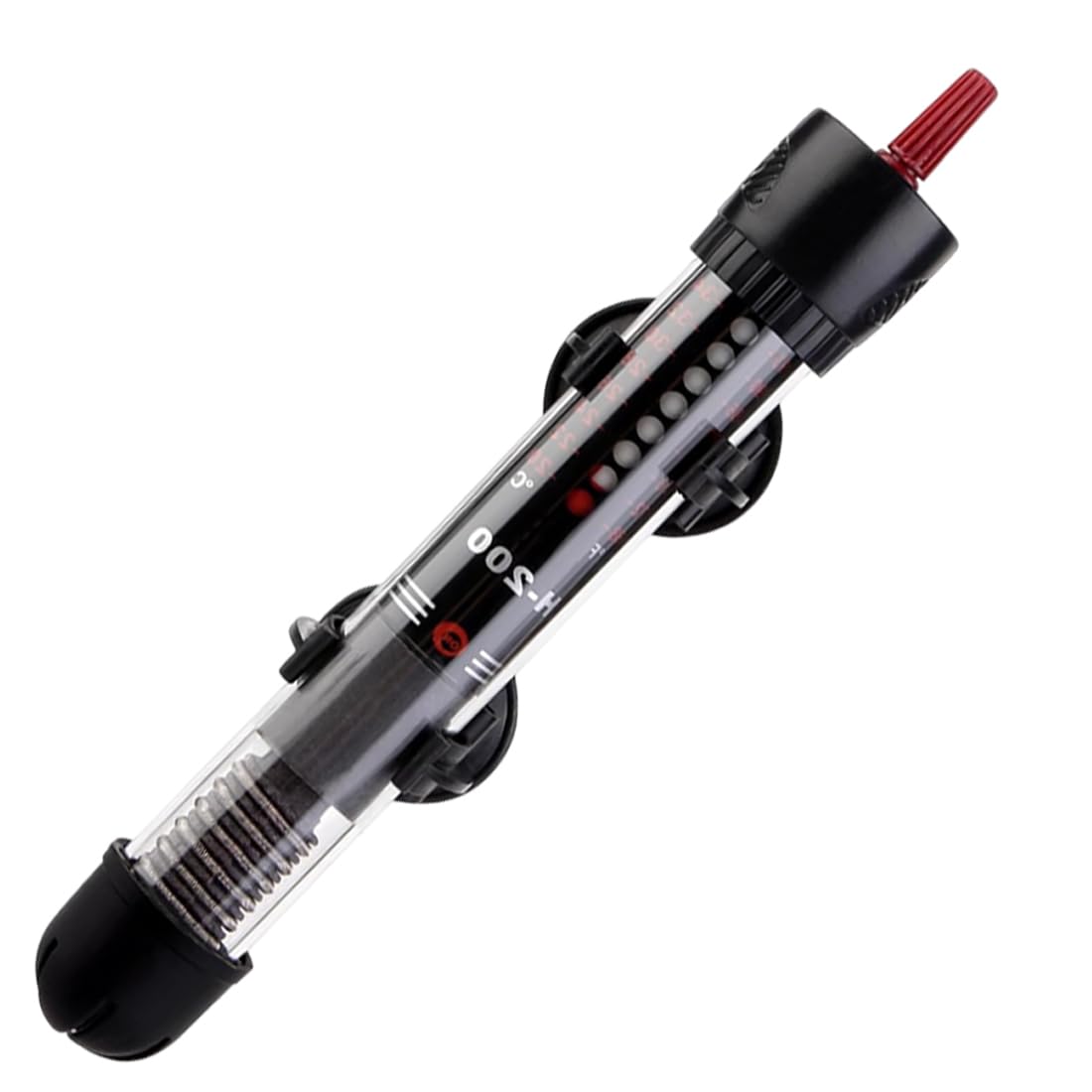 Chauffage d'Aquarium 25W Chauffage Aquarium 30L Résistance Aquarium,Chauffage en Verre Submersible Température,Réglable Chauffe-Aquarium avec Ventouse Chauffage,pour Aquarium de Poissons et de Tortues