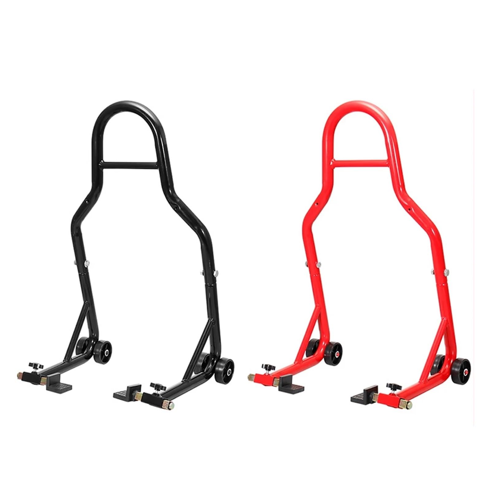 podpórka motocyklowa Motocykl Czarny/Czerwony Kompletny Tylny Podpórka Koła Podstawka Koła Auto Aheel Rama Podporowa Narzędzie Do Naprawy Opon(Red)