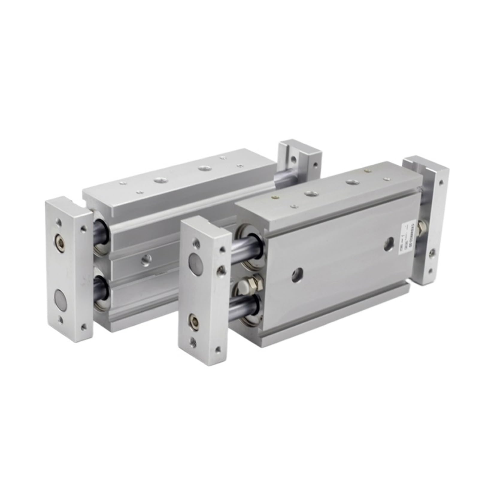 Vérin coulissant double tige CXSWM25-50 pour corriger les jeux de torsion