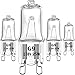 Backofenlampe G9 Halogenlampe 25W 230V Oven Lampe Für Backofen- und Mikrowellenanwendungen 300 Grad C Hitzebeständige Glühbirnen 4er-Pack