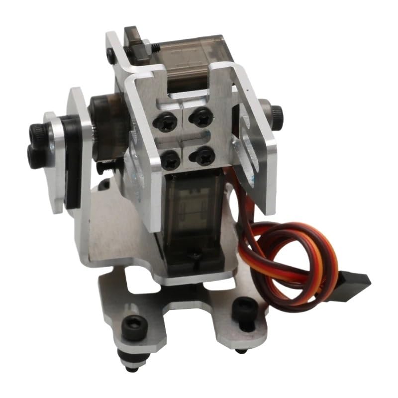 Compatibile con Supporto Pan-Tilt Biaxiale Tracker FPV 4.8-5V 1Set
