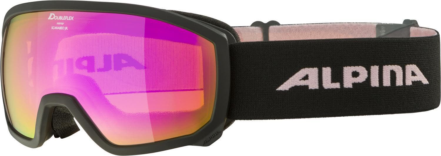 ALPINA Scarabeo Jr. Q-lite. Occhiali da sci Unisex - Bambini e ragazzi (Pacco da 1)