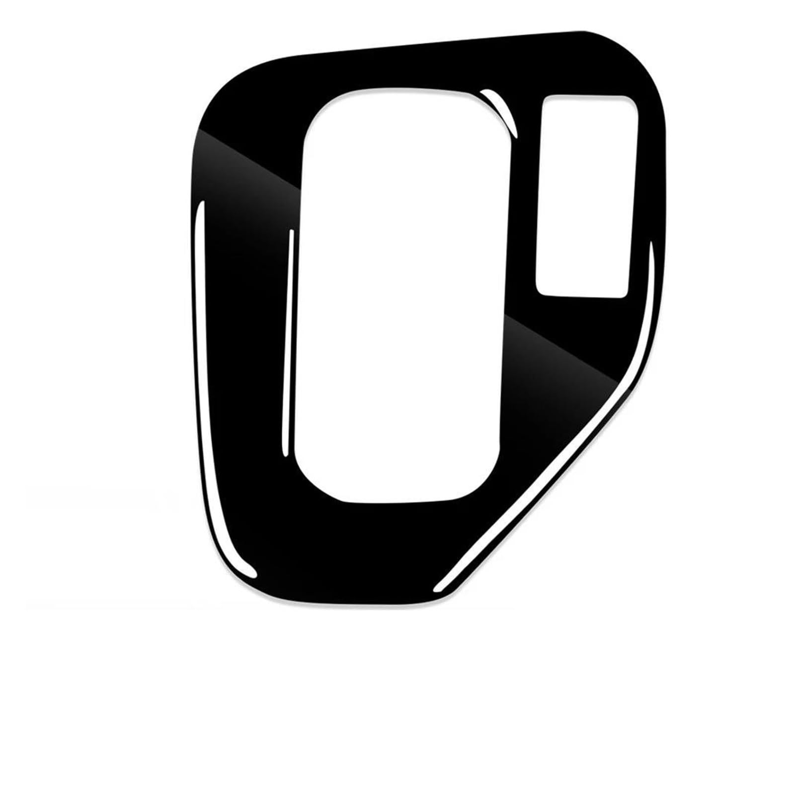 Car Interior Gear Panel Trim Sticker for 5 Series E39 1995 1996 1997 1998 1999 2000 2001 2002 2003 Interior Decoration(Black RHD)