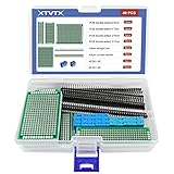 【Lista de embalaje】 Placa PCB: 2 * 8 cm 5 piezas, 13 * 7 cm 5 piezas, 4 * 6 cm 5 piezas y 5 * 7 cm 5 piezas, cuatro tamaños diferentes pueden satisfacer sus diversas necesidades y también ofrecemos 5 piezas de 40 pines recto, 5 piezas de aguja curva de 40 pines, 2P terminal y terminal 3P.