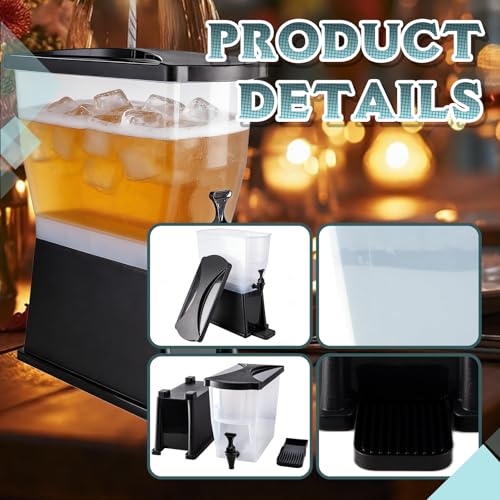 Commercial Juice Dispenser Triple Bowl