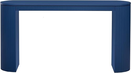 Miniatura 55 de Mesa consola contemporánea con parte superior de madera de hormigón de inspiración industrial, armario de almacenamiento de acento para sala de Gris