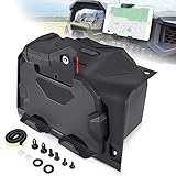 MDPROMCP RZR Tablet Phone Mount Storage Box Compatible with 2019-2023 Polaris RZR XP 1000 RZR XP Turbo, Electric Device GPS Mount Tablet Holder Navigation Holder RZR 1000 XP Accessories