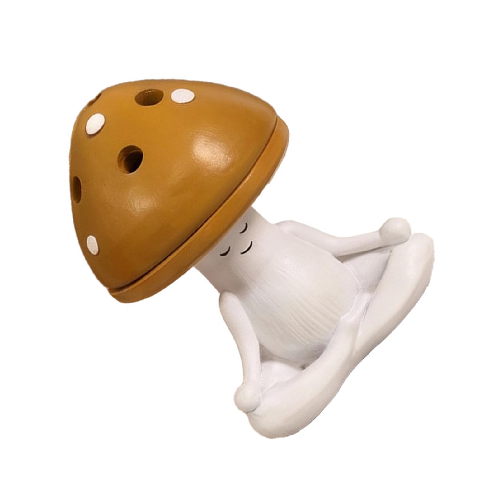 Buxuaaaa Easy Cleaning Resin Mushroom Incenses Burners for Daily Use Elegant Fragrances Burners Decorative Home Accent Yogas Meditations