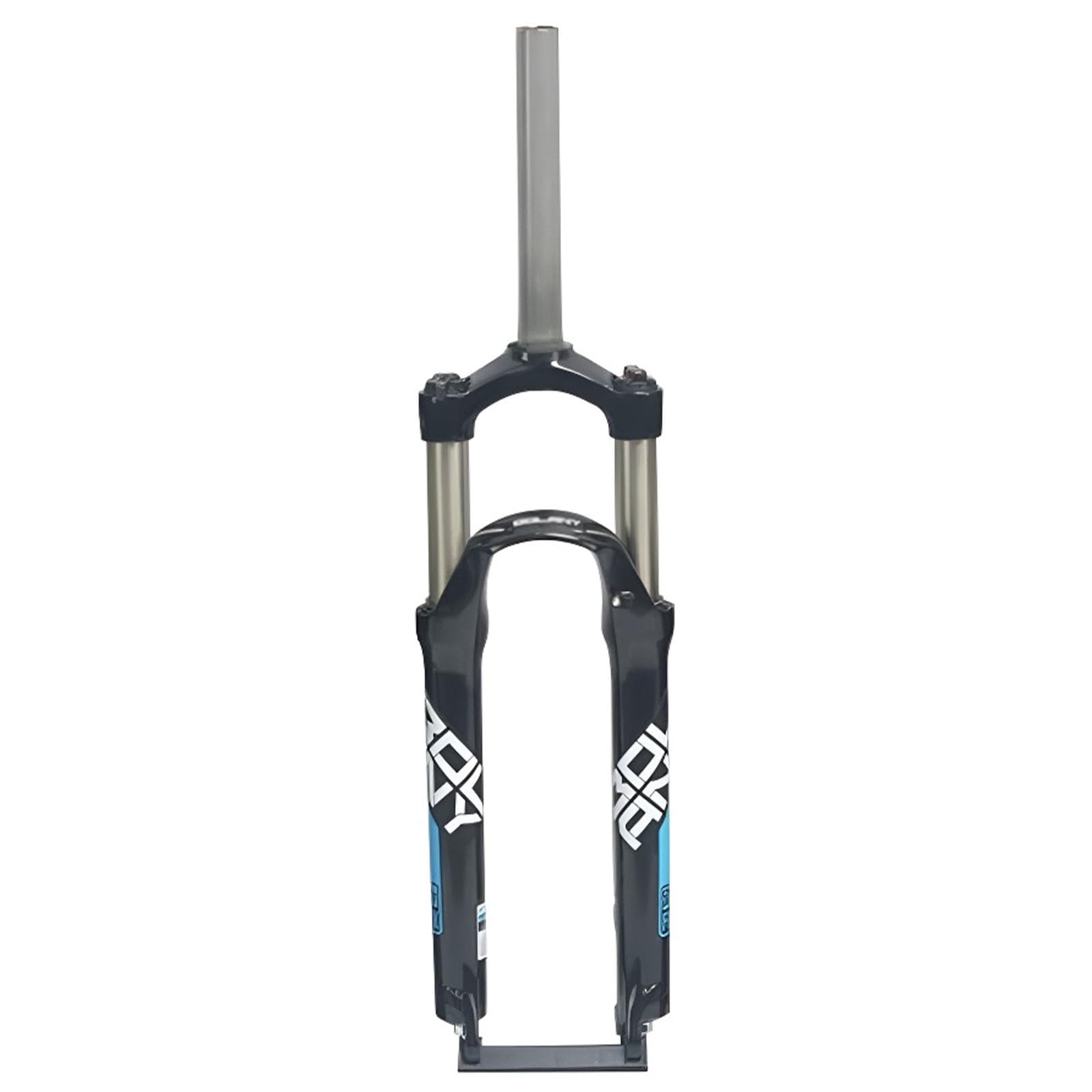 XGSUZNE 24in Bike Suspension Fork Disc Brake Mechanical 1-1/8" Straight Tube QR 9mm 100mm Travel Forks Manual Locking Ultralight Mountain Front