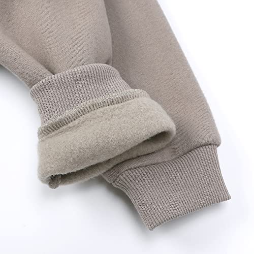 Image of MYGBCPJS Youth 2PCS Jogger Outfits Set Fleece Hooded + Sweatpants Boys Girls Athletic Sweatsuits Pullover Clothes