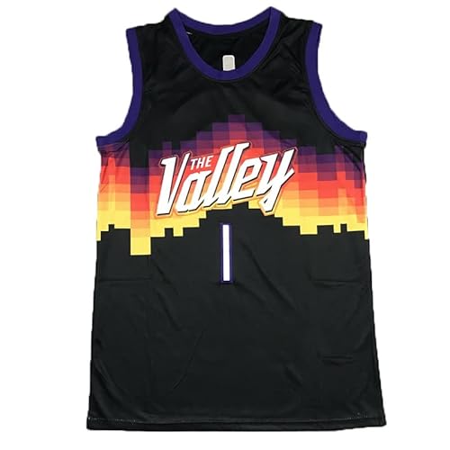 Los Hombres De La NBA Deportes Chaleco Phoenix Suns Devin Booker # 1 Los Aficionados Jersey Transpirables Atletismo De Verano Te Floja (Color : 7, Size : S) Cover