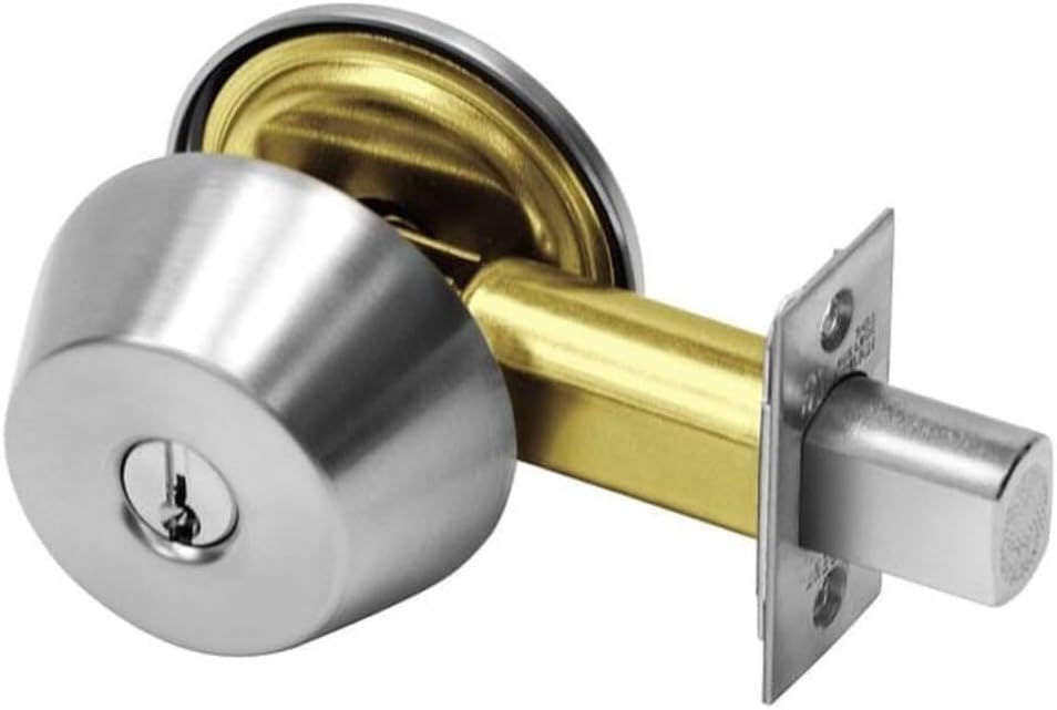 Deadbolt w/Thumbturn, , Satin Chrome