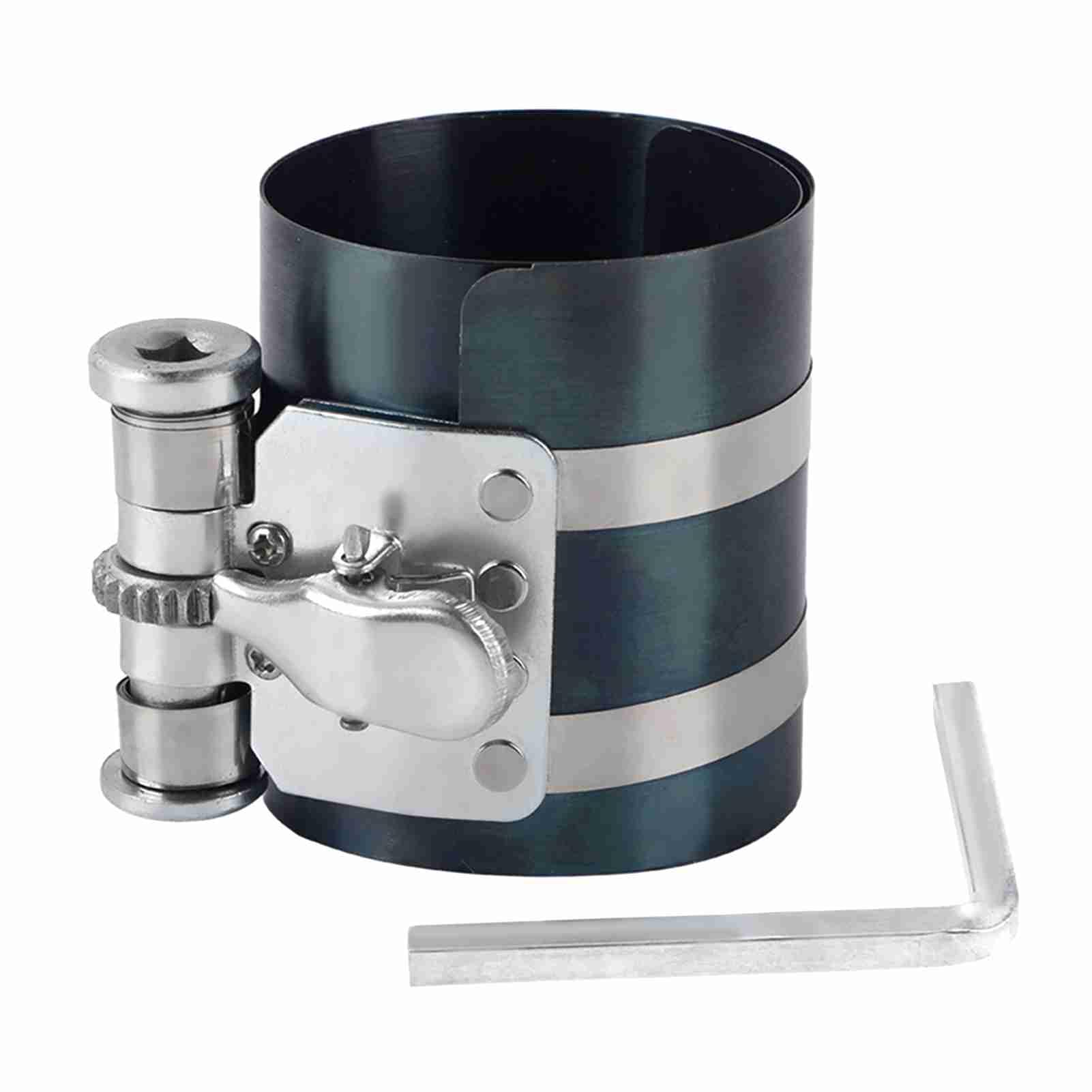 Attrezzo compressore fasce elastiche del motore Attrezzo per la rimozione dell'installatore delle fasce elastiche Attrezzo per l'installazione del pistone a cricchetto(3 Inches)