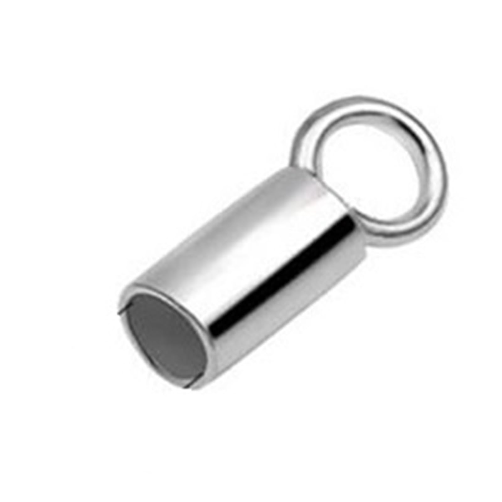 WEKONUMEX Rope Stoppers, Metal Rope End Caps Cord Stoppers Bead Caps For Jewelry Making DIY Findings(3.0mm Inner D)
