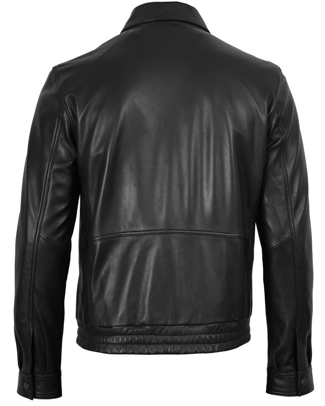 Image of Blingsoul Leather Jacket Men, Black and Brown Leather Jackets For Men