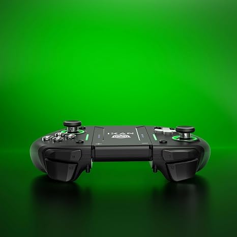 NYXI Hyperion Pro Wireless Controller für Switch/OLEDSwitch Pro Controller mit Hall-Effekt-JoystickProgrammierbar6-Achsen-GyroskopTurbo&Vibration (Schwarz)