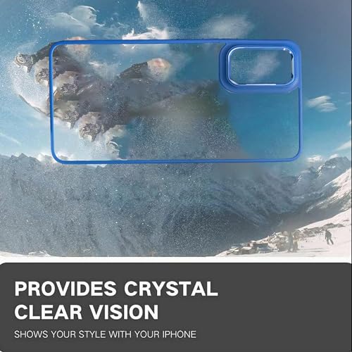 Image of A rtistque Ultra Hybrid Clear Back Cover Case for Samsung Galaxy S20 FE | Drop Protection | Transparent | Smooth TPU Sides - Blue