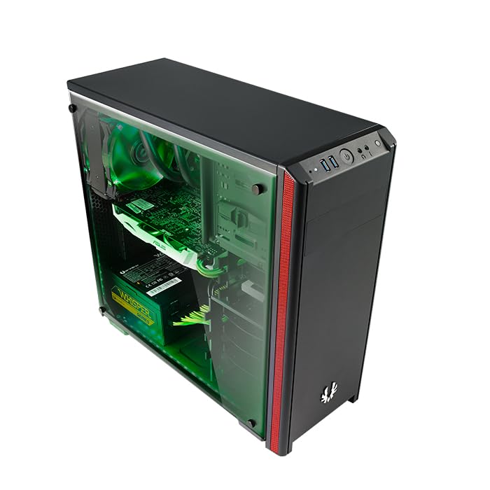 Amazon | BitFenix Nova TG Black ATX対応PCケース BFX-NTG-100-KKWSK