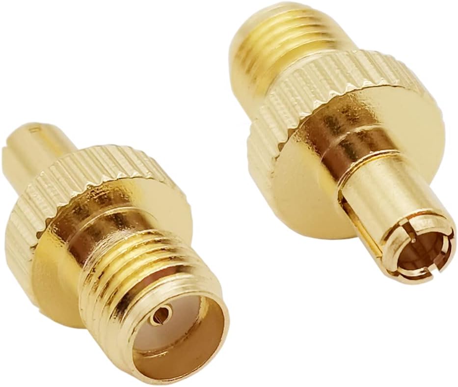 SMA Female to TS9 Male Adapter for 4G LTE Antenna Mobile Hotspot Broadband Modem 2Pcs