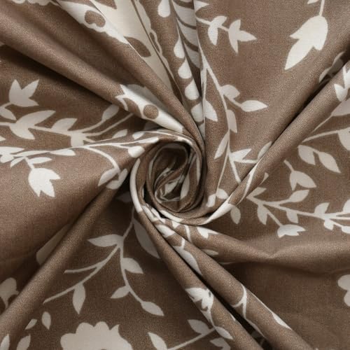 Image of Cotton Diwan Set Covers |8 Pieces Diwan Cover Set|300 TC Fabric| Pure Cotton Printed Deewan Set (1 Single Bedsheet, 2 Bolster Covers, 5 Cushion Covers)| (Brown Phulkari)
