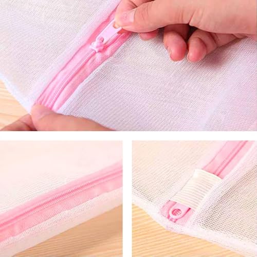 Kit 5 Sacos de Lavar Roupas Delicadas – Proteção para Lingerie, Roupas Íntimas, Camisetas e Peças Fi