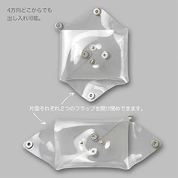 Amazon.co.jp: mon・o・tone 4方向から出し入れできるクリア